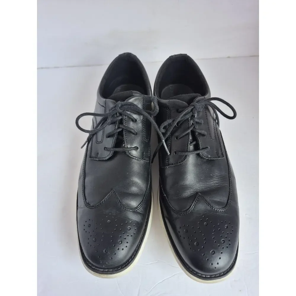 Rockport, Wingtip, Black, Size 11.5, Men shoes